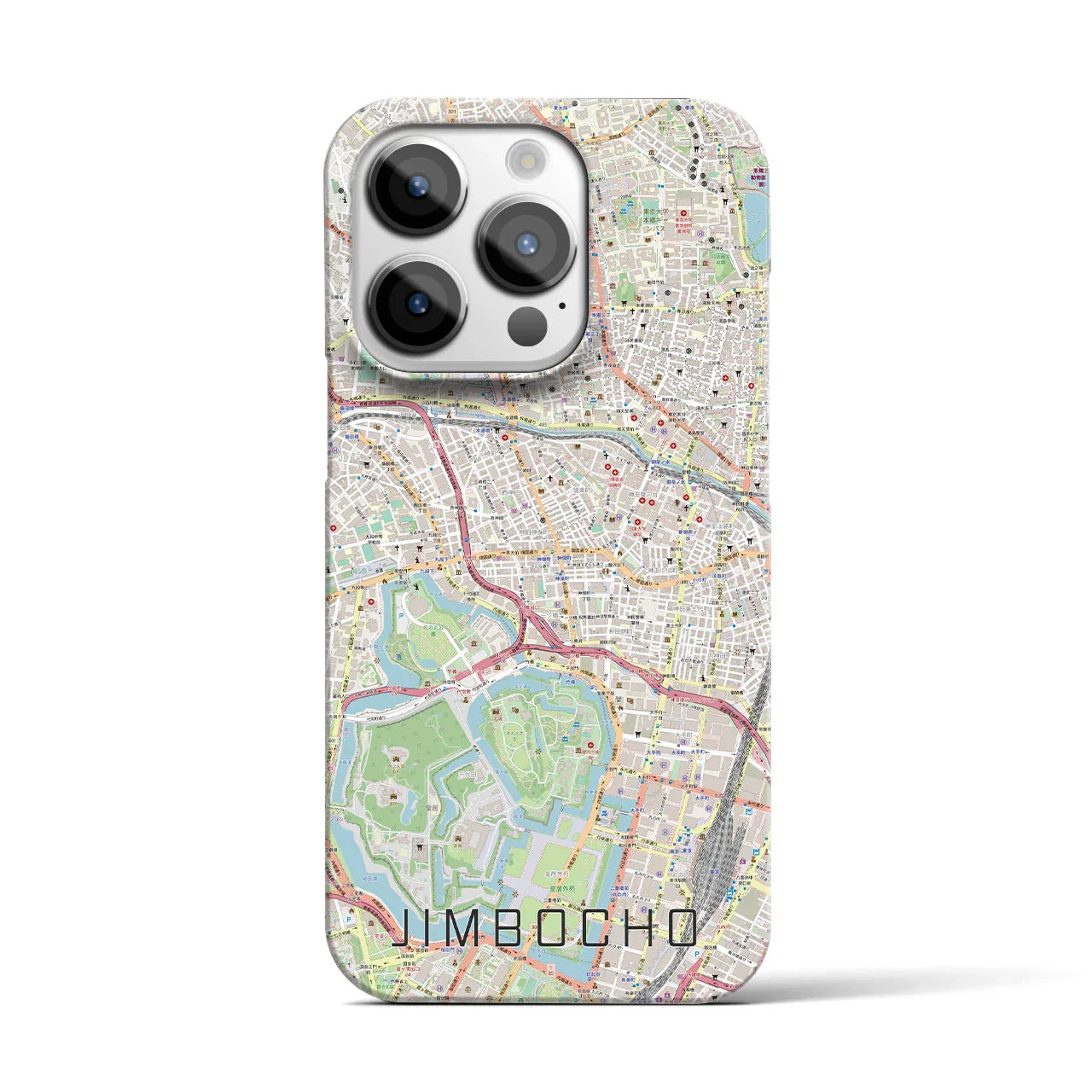 【神保町(東京都)】地図柄iPhoneケース(バックカバータイプ)
