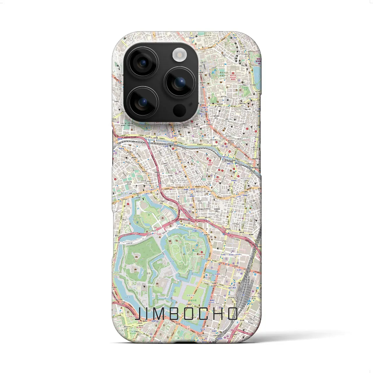 【神保町(東京都)】地図柄iPhoneケース(バックカバータイプ)