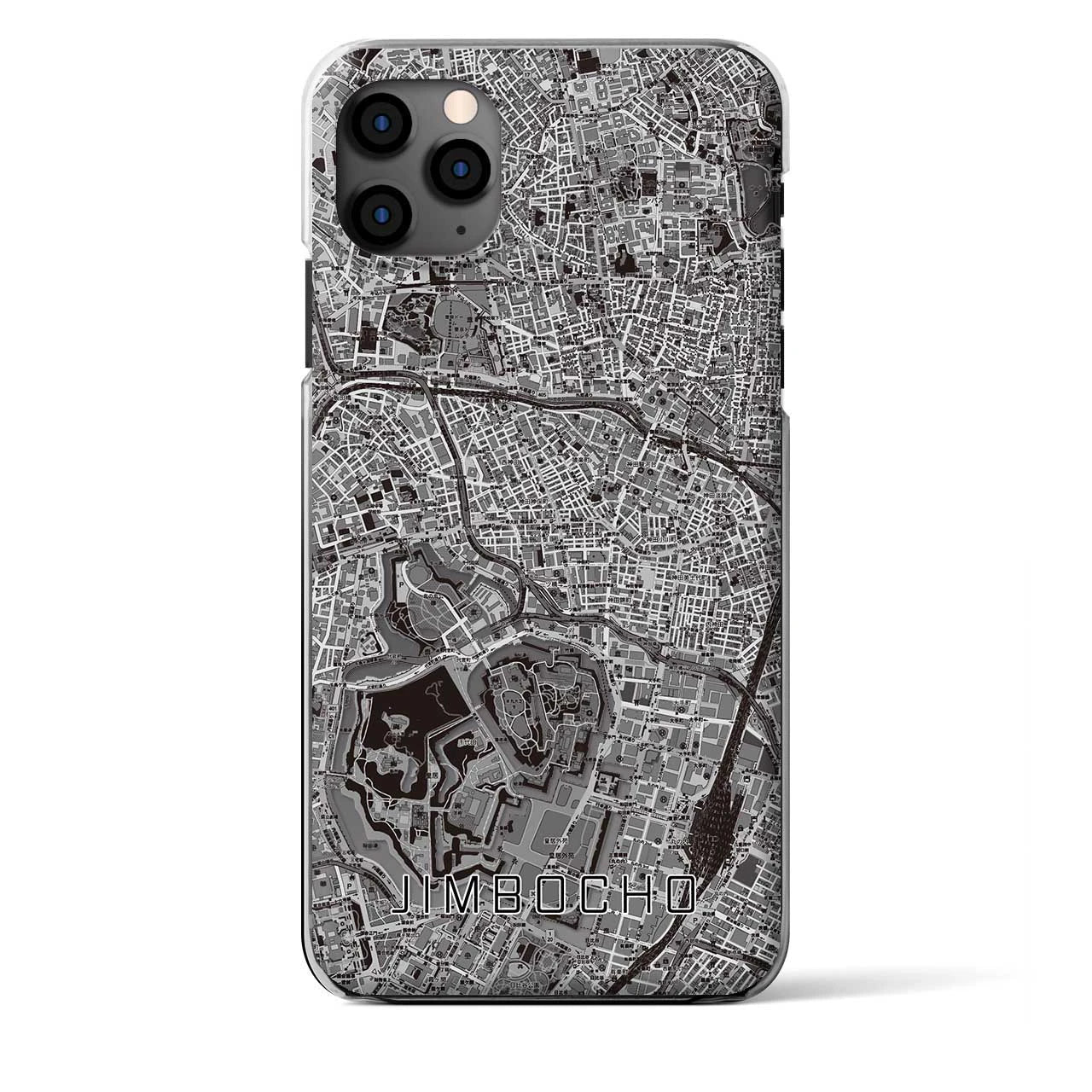 【神保町(東京都)】地図柄iPhoneケース(クリアタイプ)