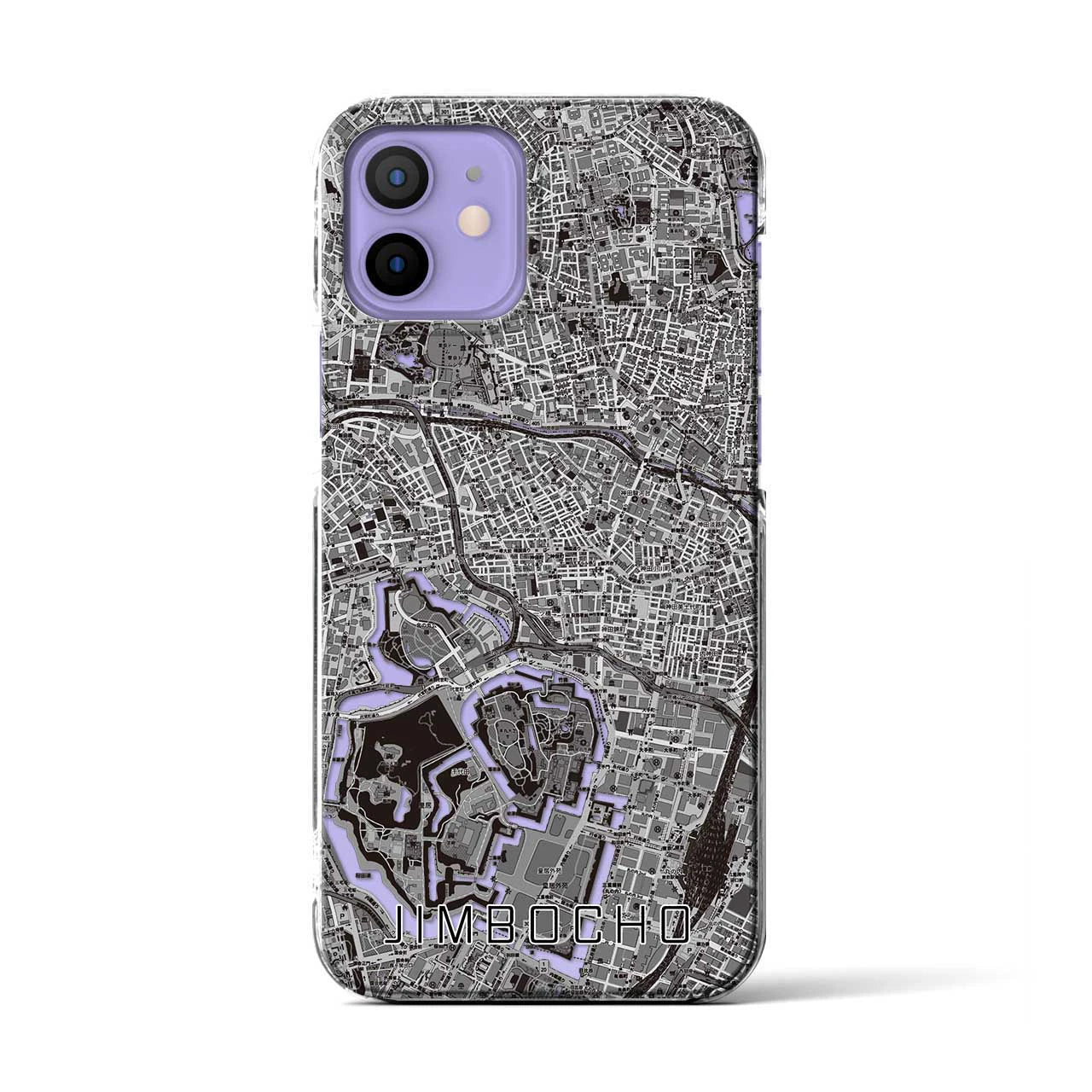 【神保町(東京都)】地図柄iPhoneケース(クリアタイプ)