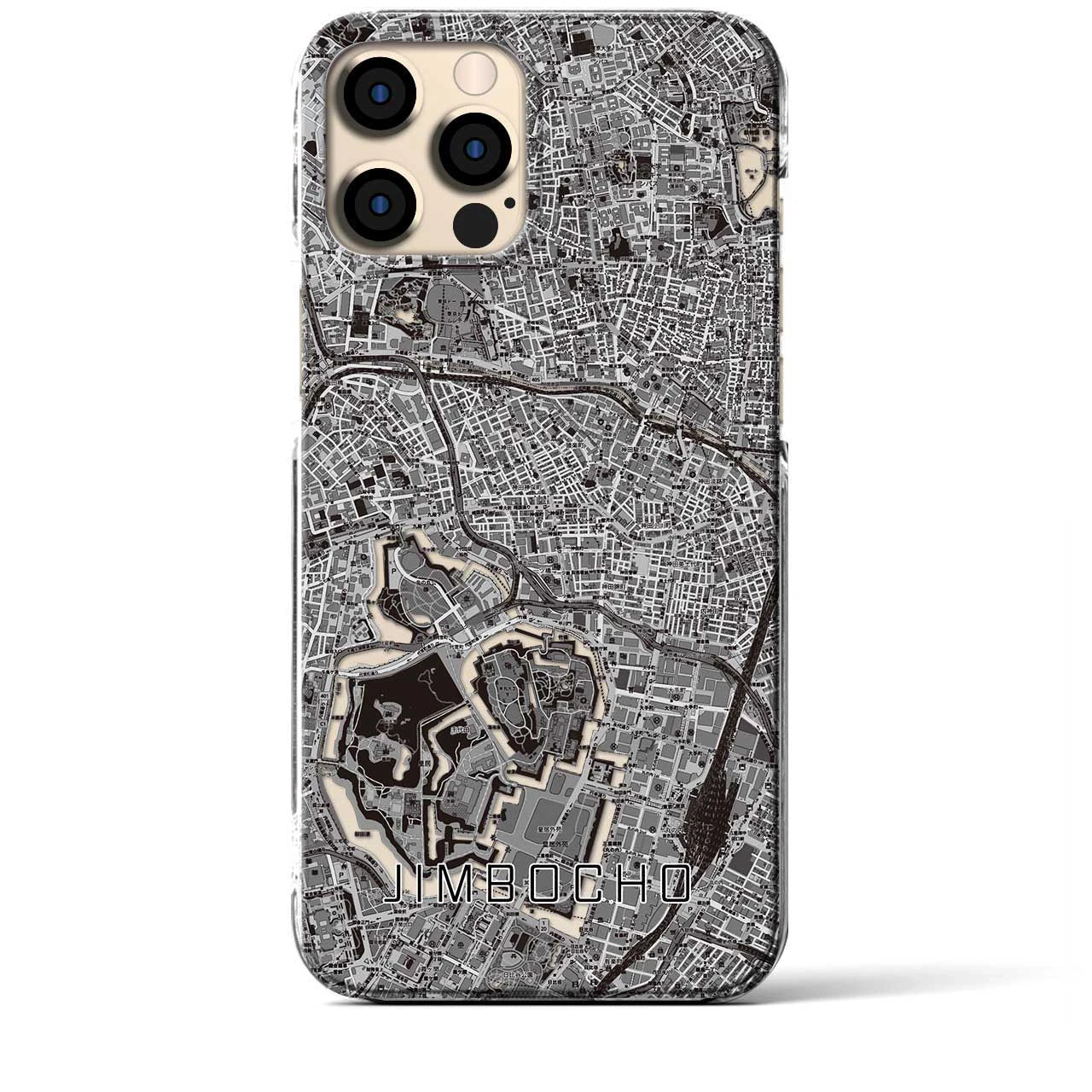 【神保町(東京都)】地図柄iPhoneケース(クリアタイプ)