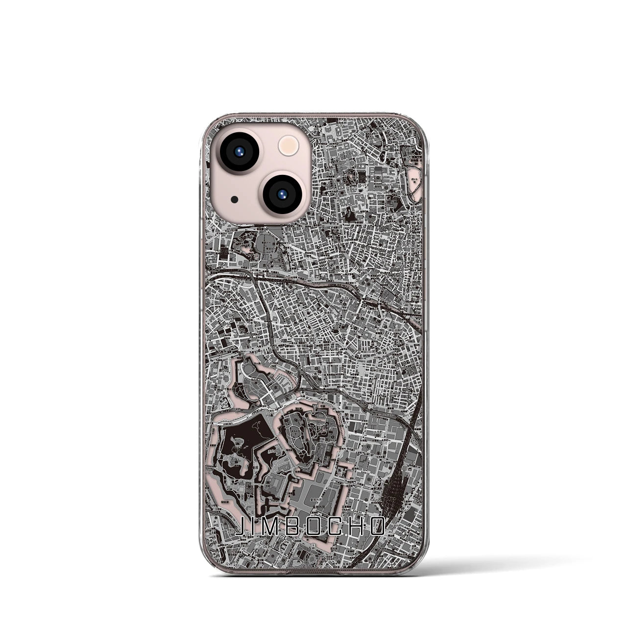 【神保町(東京都)】地図柄iPhoneケース(クリアタイプ)