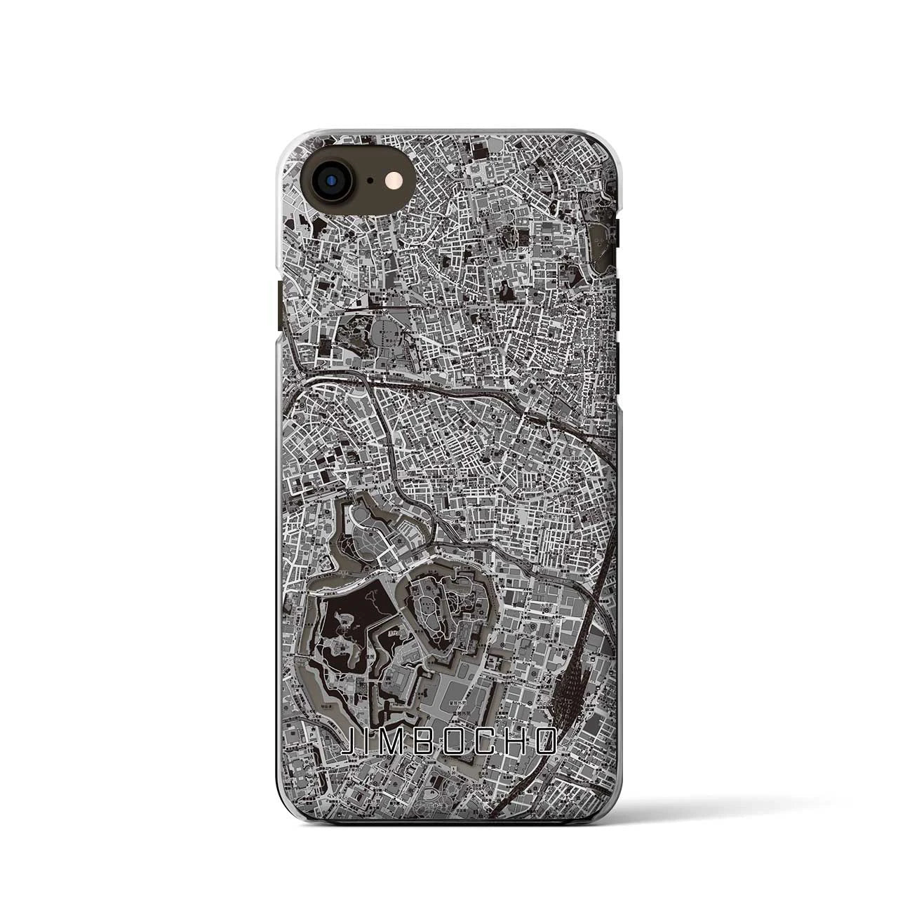 【神保町(東京都)】地図柄iPhoneケース(クリアタイプ)