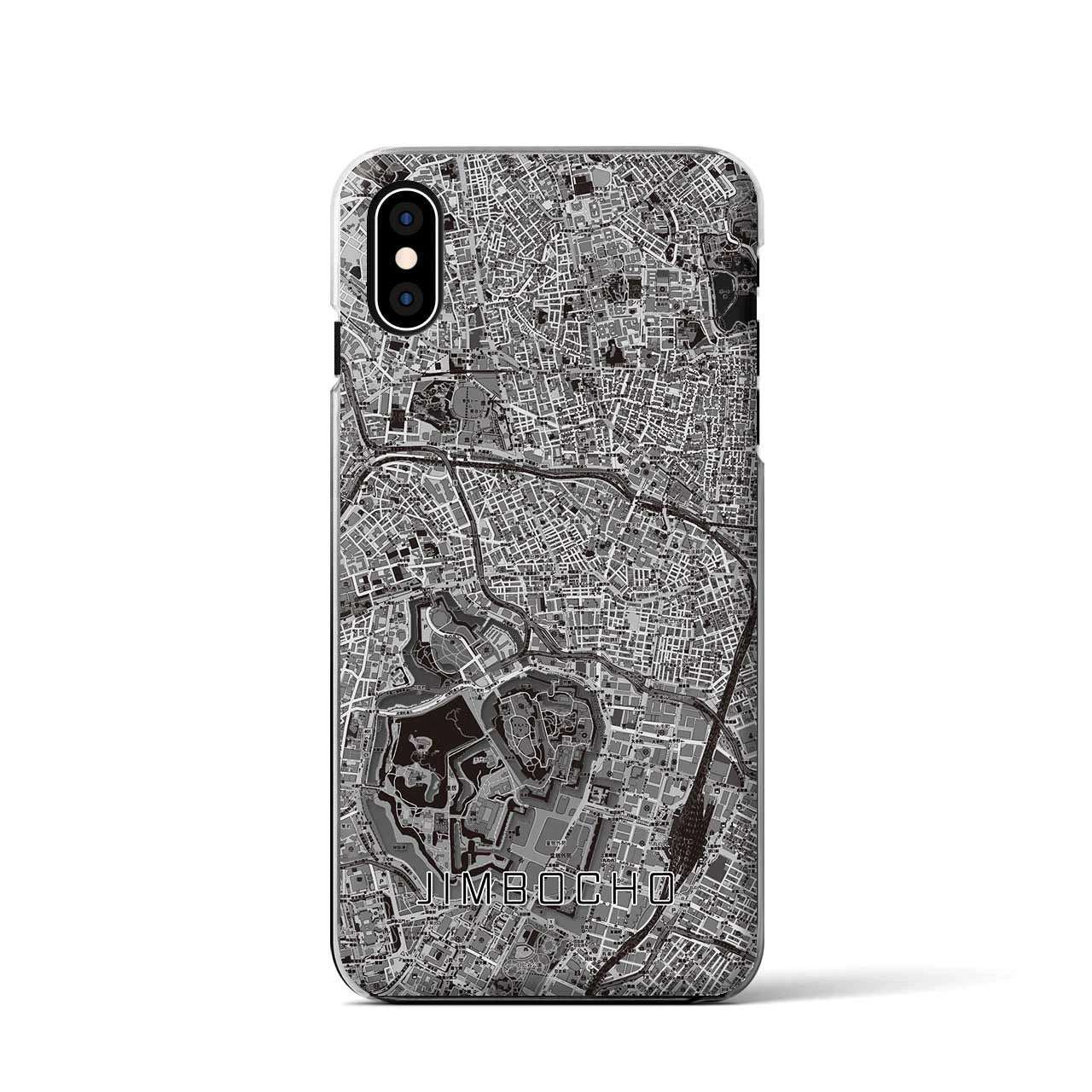 【神保町(東京都)】地図柄iPhoneケース(クリアタイプ)