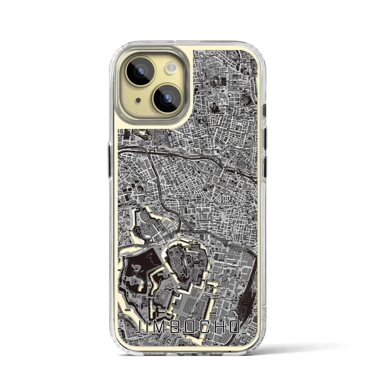 【神保町(東京都)】地図柄iPhoneケース(MagSafeタイプ)