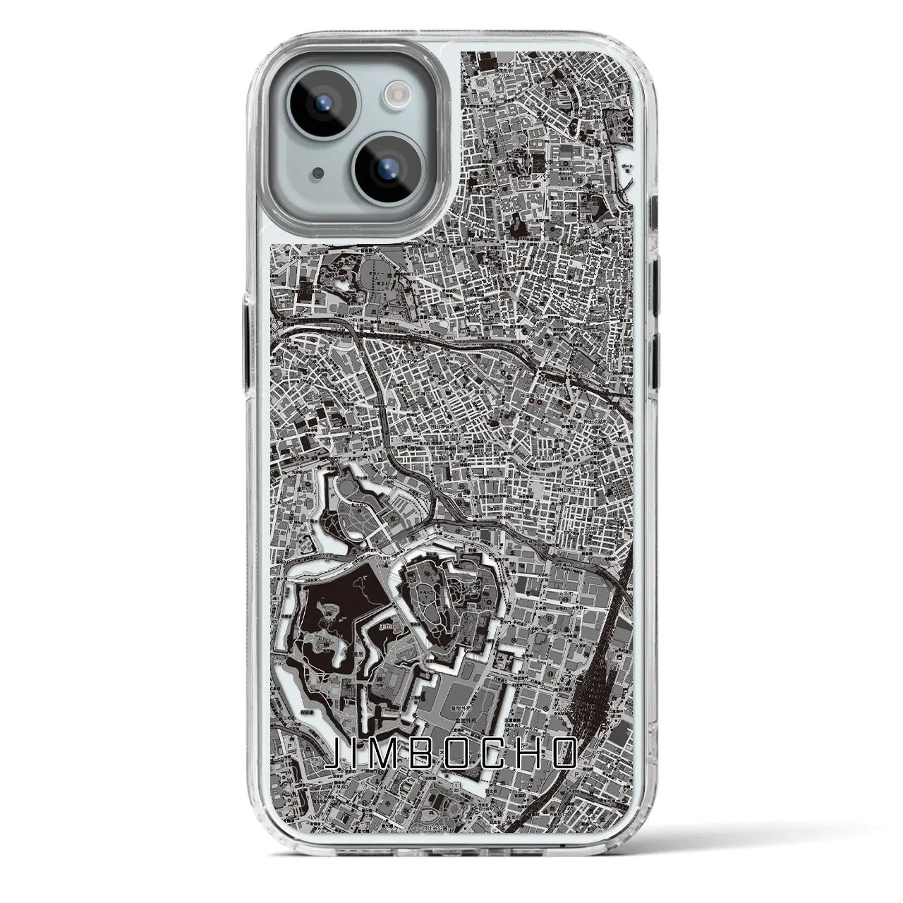 【神保町(東京都)】地図柄iPhoneケース(MagSafeタイプ)