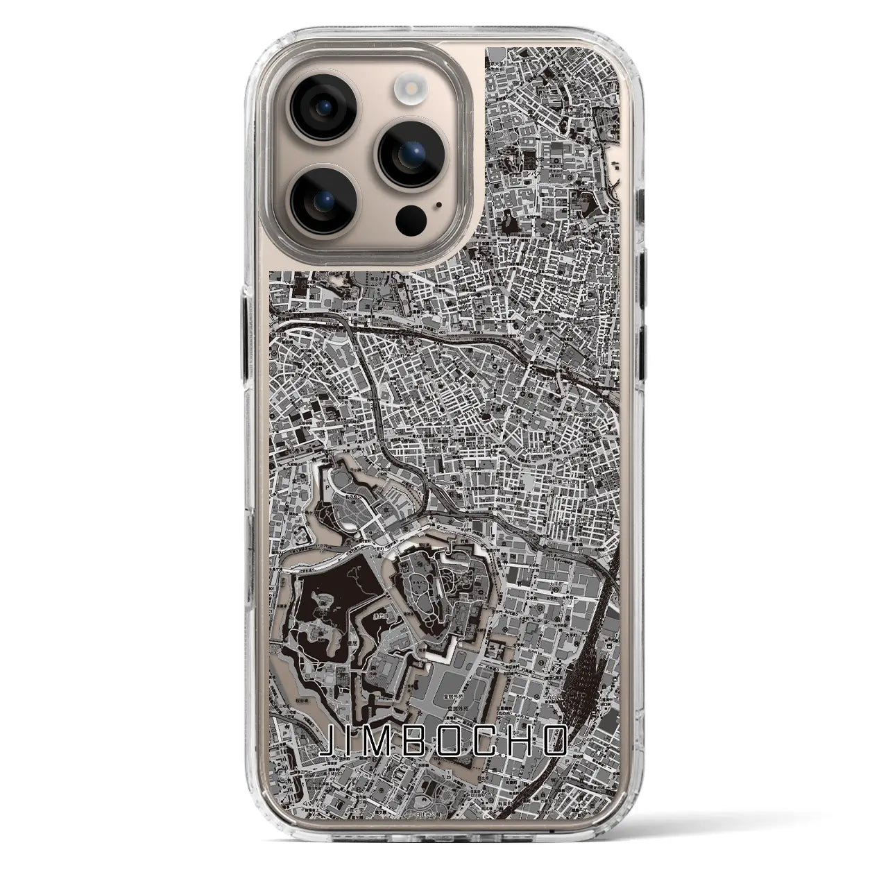 【神保町(東京都)】地図柄iPhoneケース(MagSafeタイプ)