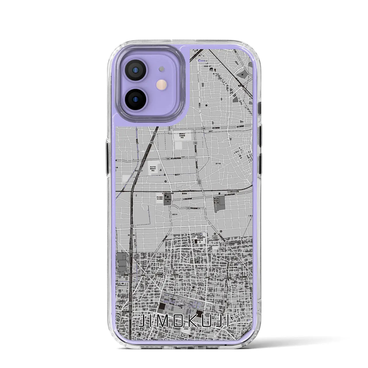 【甚目寺(愛知県)】地図柄iPhoneケース(MagSafeタイプ)