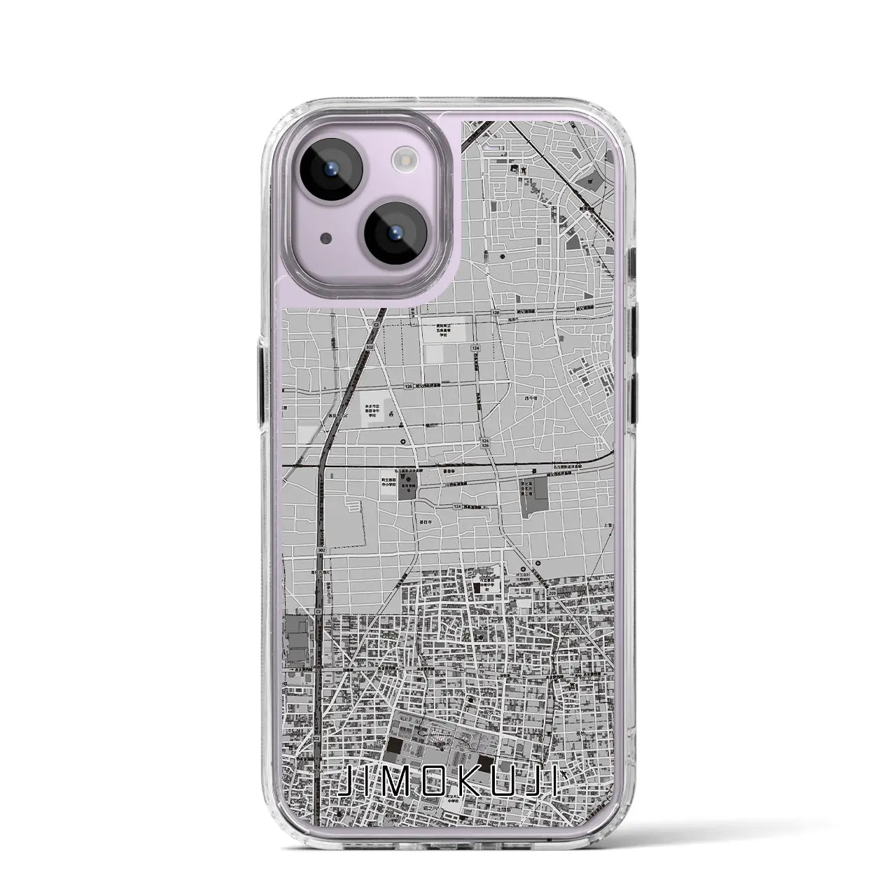 【甚目寺(愛知県)】地図柄iPhoneケース(MagSafeタイプ)