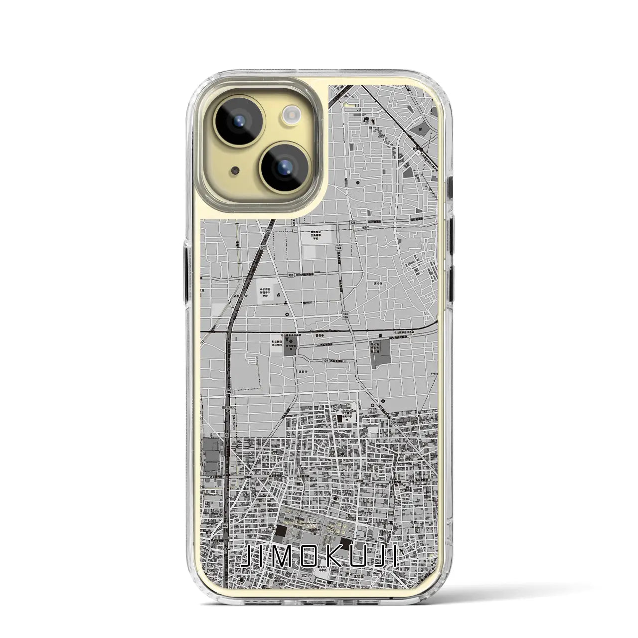 【甚目寺(愛知県)】地図柄iPhoneケース(MagSafeタイプ)