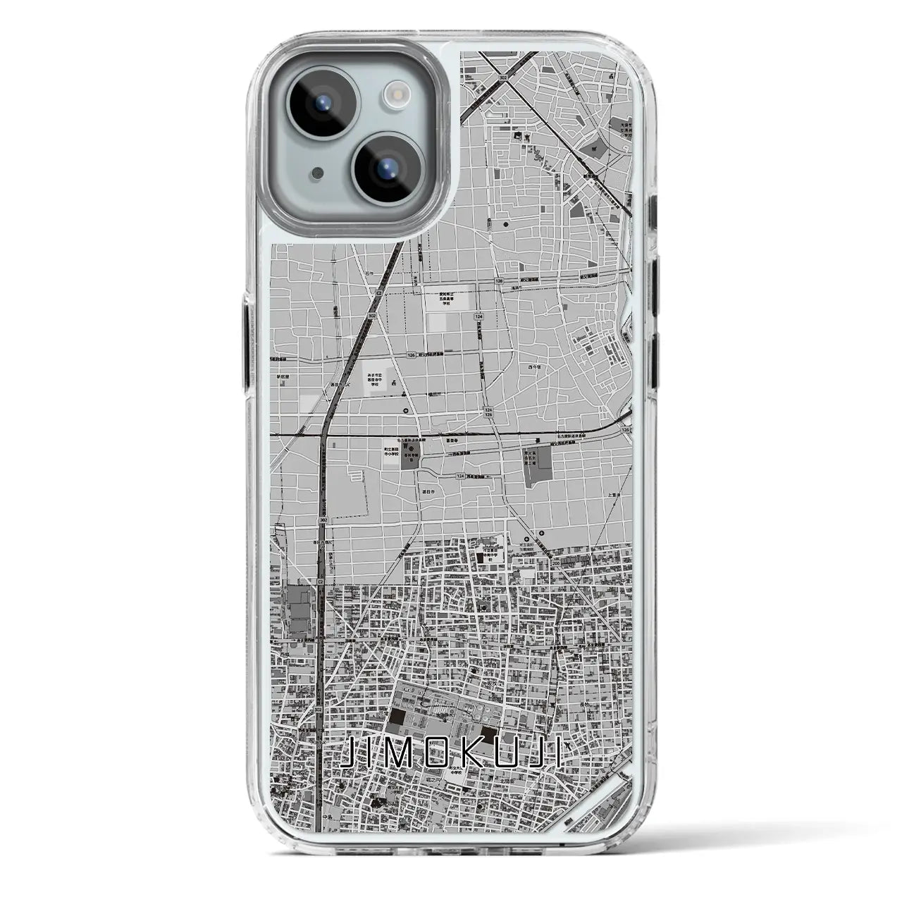 【甚目寺(愛知県)】地図柄iPhoneケース(MagSafeタイプ)