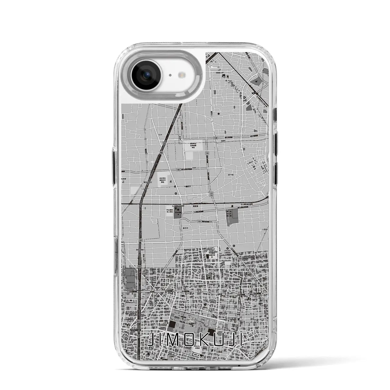 【甚目寺(愛知県)】地図柄iPhoneケース(MagSafeタイプ)