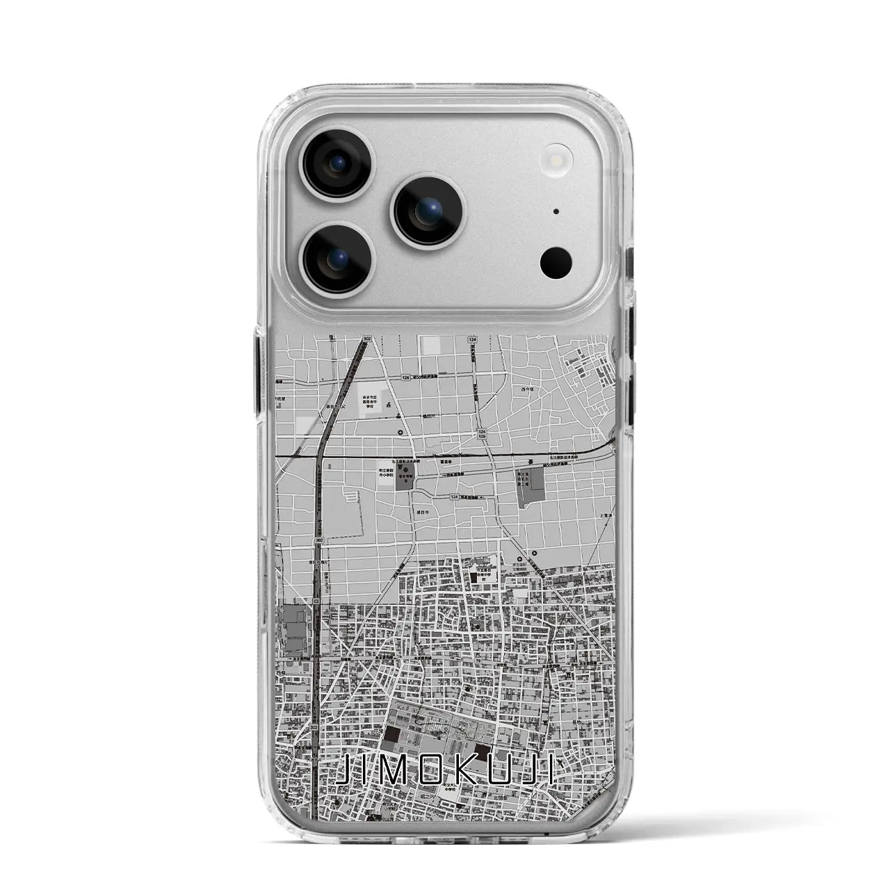 【甚目寺(愛知県)】地図柄iPhoneケース(MagSafeタイプ)