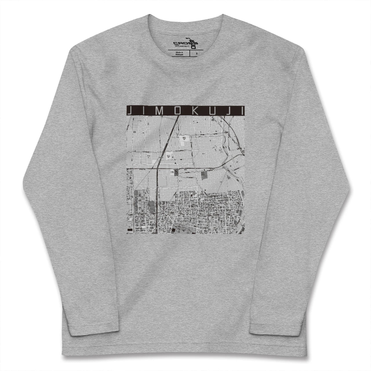 【甚目寺(愛知県)】地図柄ロングスリーブTシャツ