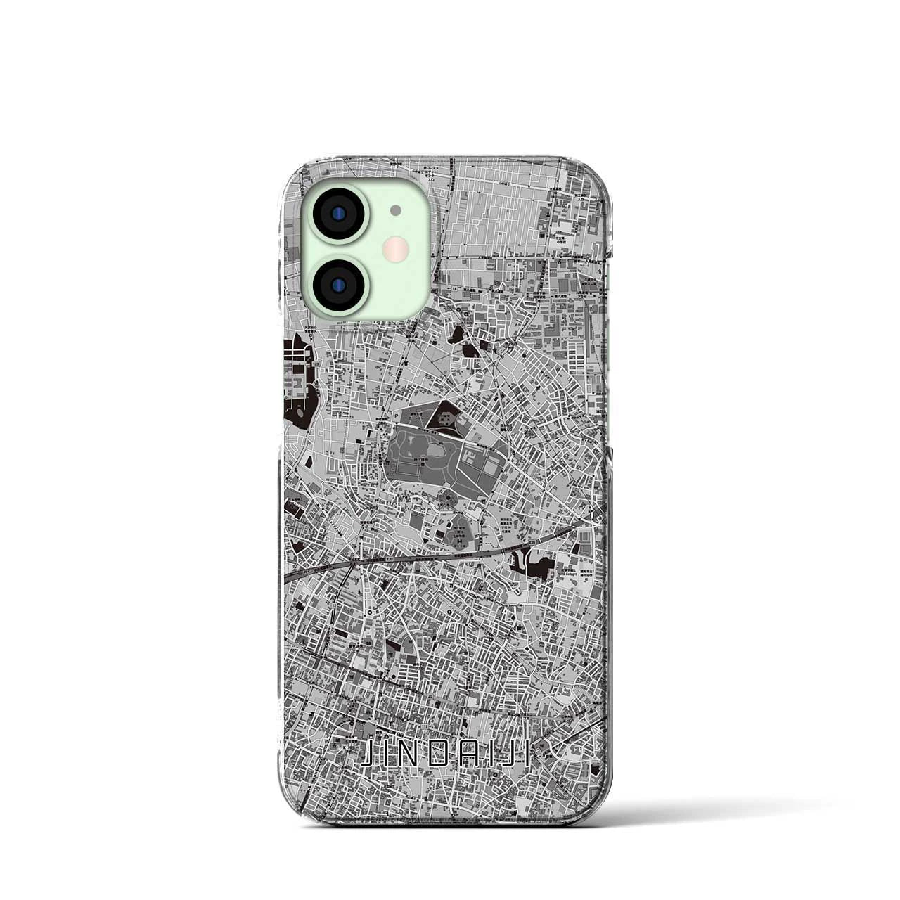 【深大寺(東京都)】地図柄iPhoneケース(クリアタイプ)