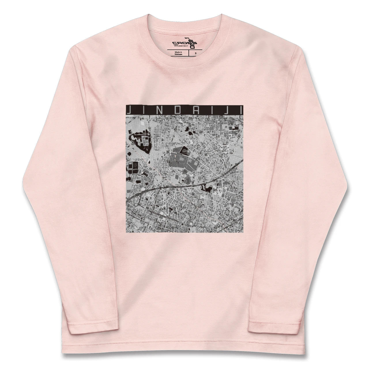 【深大寺(東京都)】地図柄ロングスリーブTシャツ