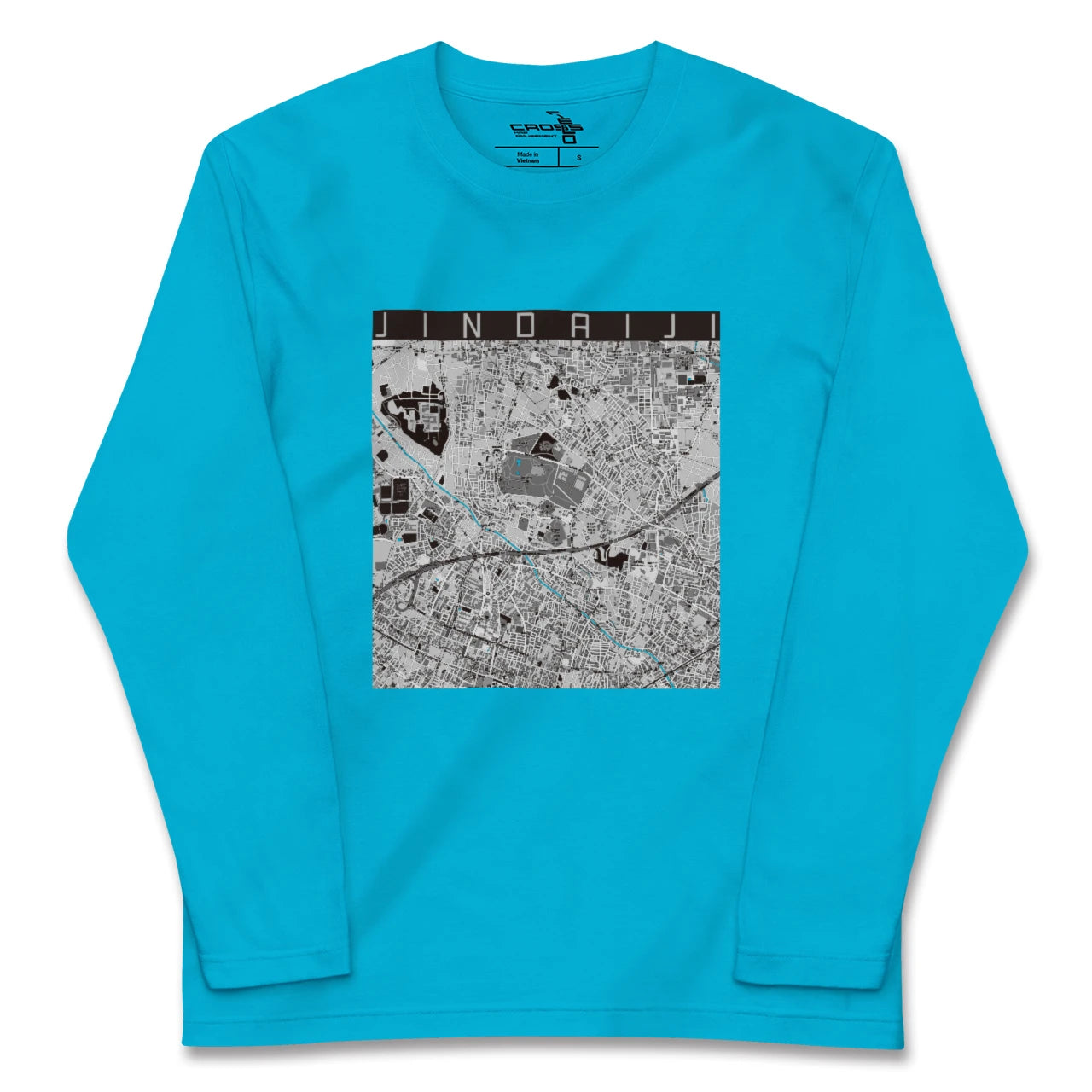 【深大寺(東京都)】地図柄ロングスリーブTシャツ