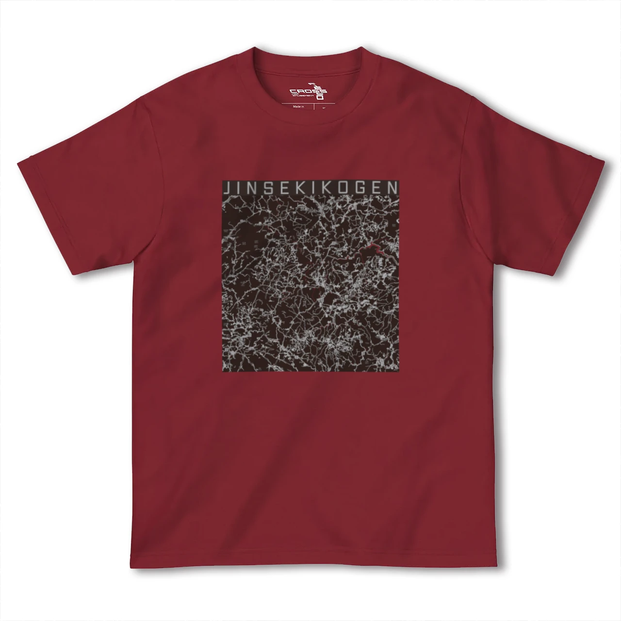 【神石高原(広島県)】地図柄ヘビーウェイトTシャツ