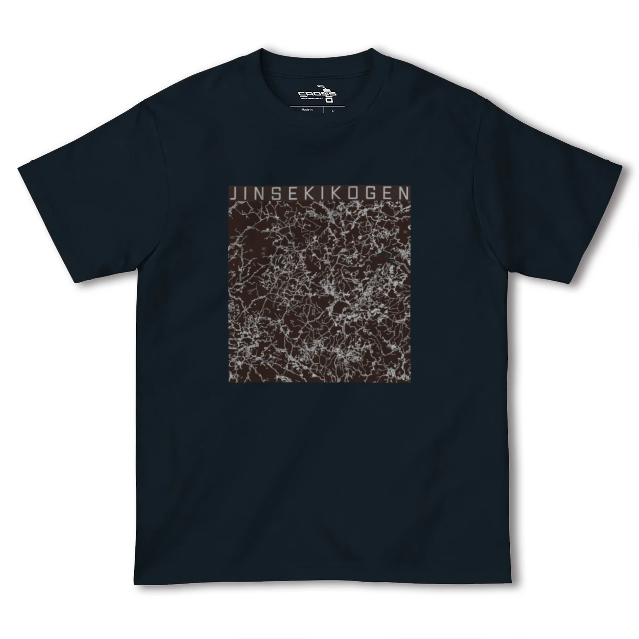 【神石高原(広島県)】地図柄ヘビーウェイトTシャツ