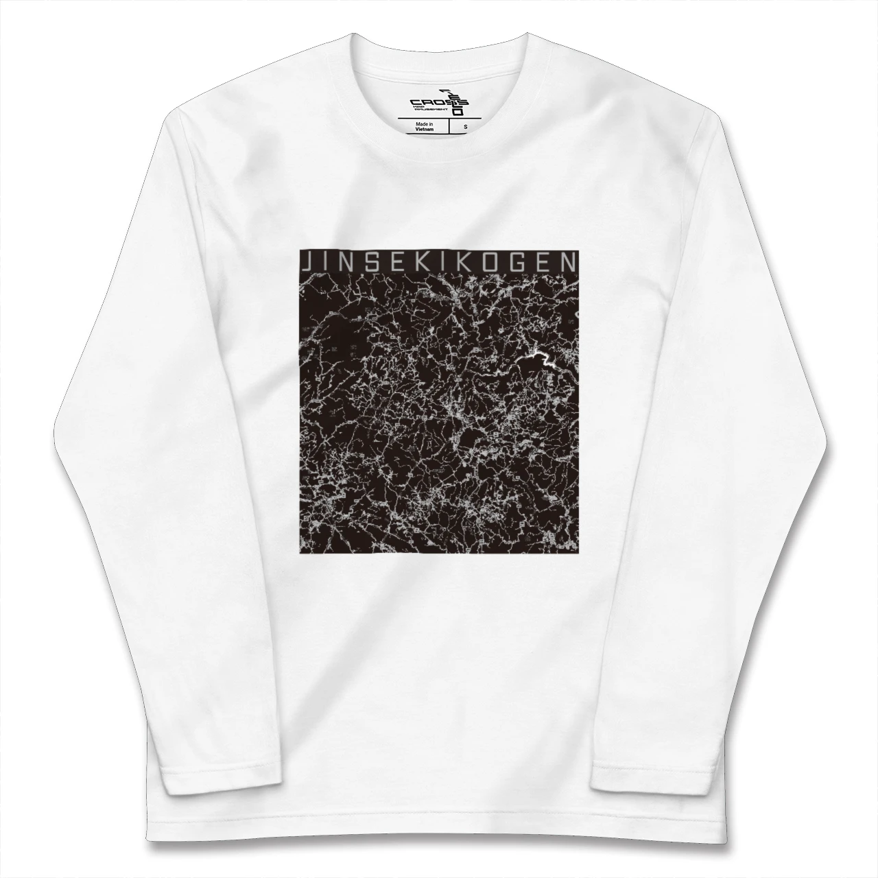 【神石高原(広島県)】地図柄ロングスリーブTシャツ