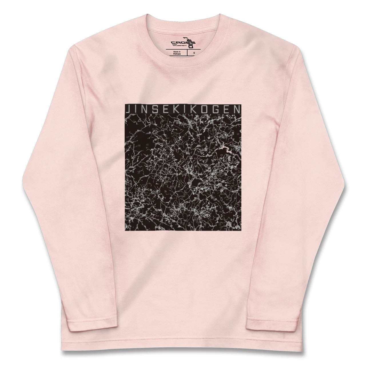 【神石高原(広島県)】地図柄ロングスリーブTシャツ