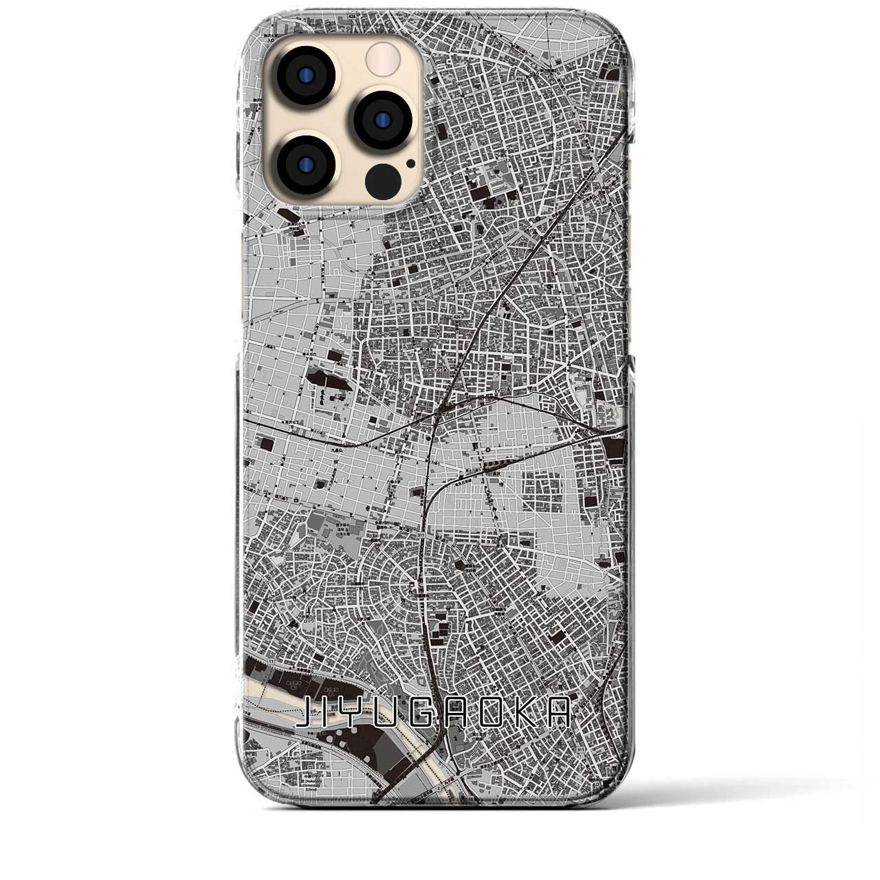 【自由が丘(東京都)】地図柄iPhoneケース(クリアタイプ)