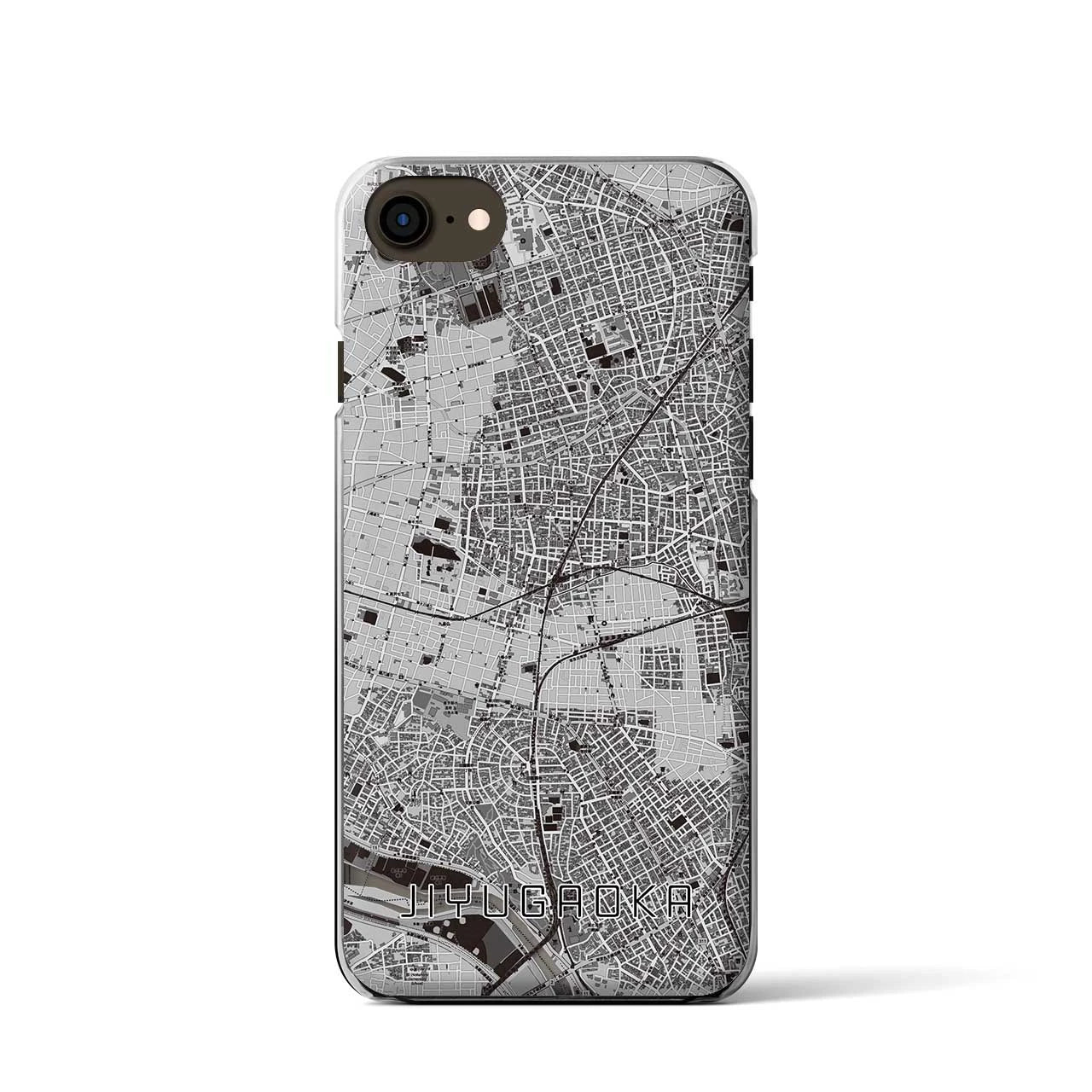 【自由が丘(東京都)】地図柄iPhoneケース(クリアタイプ)