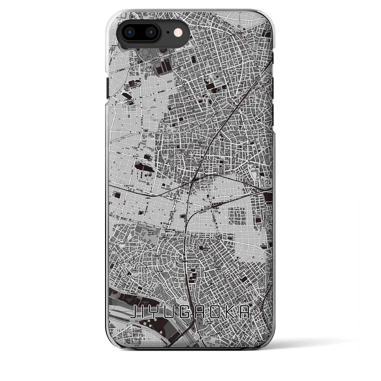 【自由が丘(東京都)】地図柄iPhoneケース(クリアタイプ)