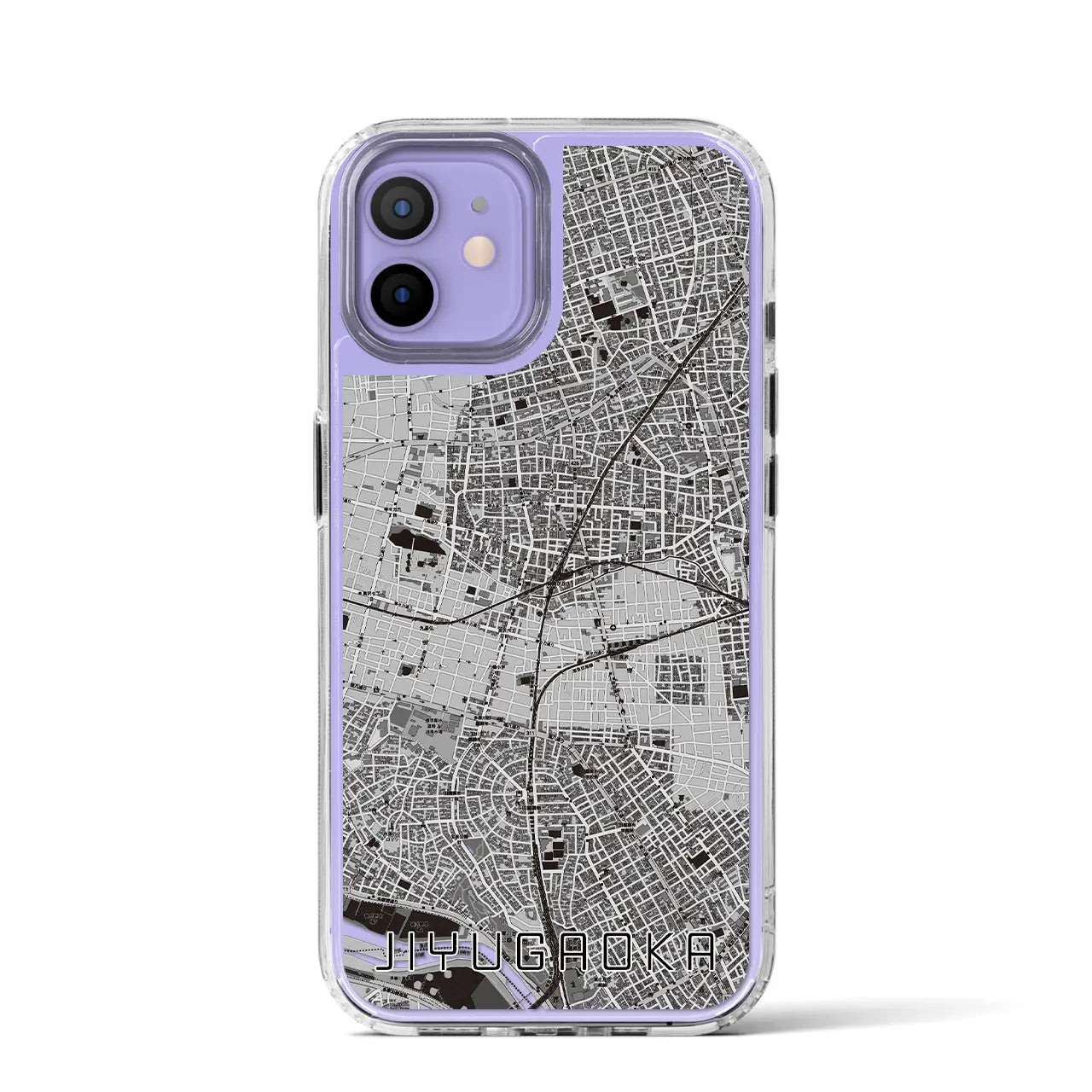 【自由が丘(東京都)】地図柄iPhoneケース(MagSafeタイプ)