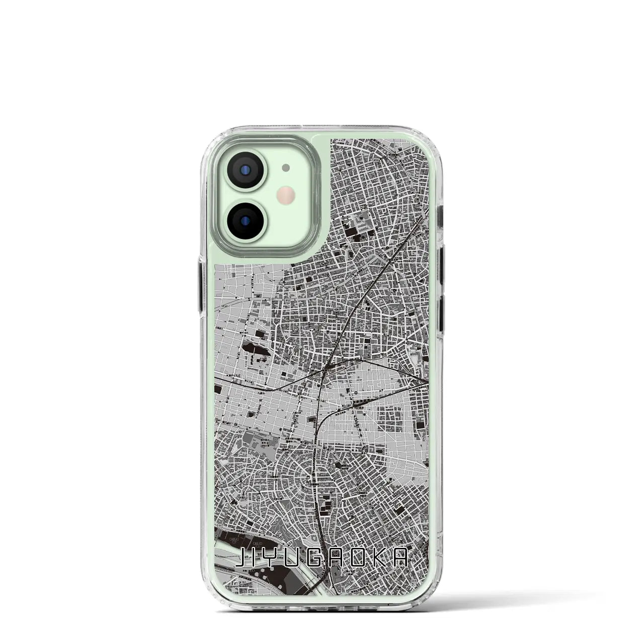 【自由が丘(東京都)】地図柄iPhoneケース(MagSafeタイプ)