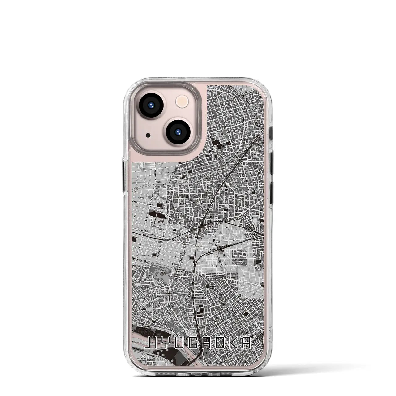【自由が丘(東京都)】地図柄iPhoneケース(MagSafeタイプ)