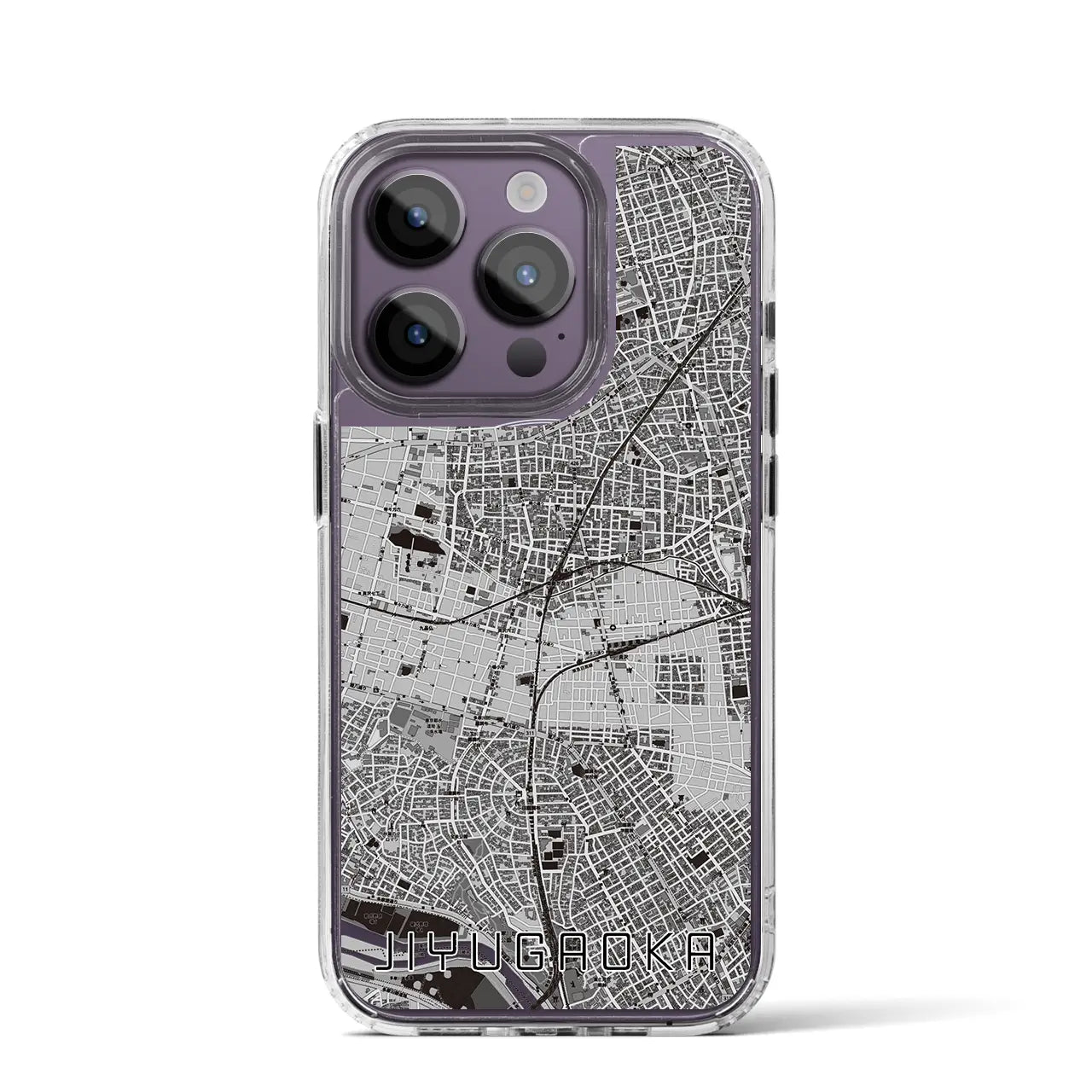 【自由が丘(東京都)】地図柄iPhoneケース(MagSafeタイプ)