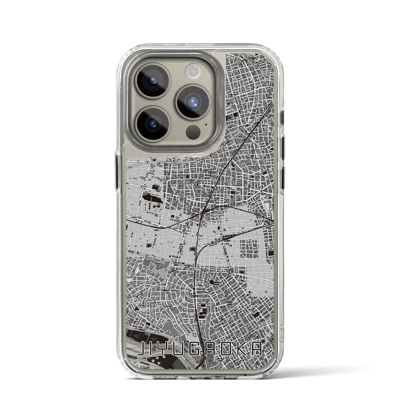 【自由が丘(東京都)】地図柄iPhoneケース(MagSafeタイプ)
