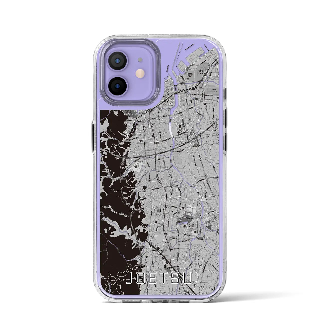 【上越(新潟県)】地図柄iPhoneケース(MagSafeタイプ)