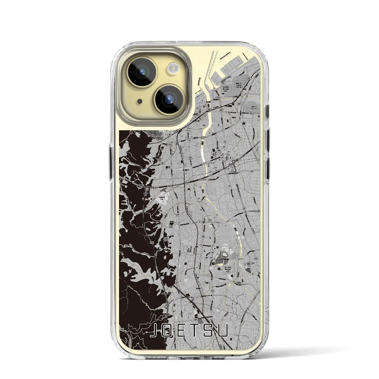 【上越(新潟県)】地図柄iPhoneケース(MagSafeタイプ)