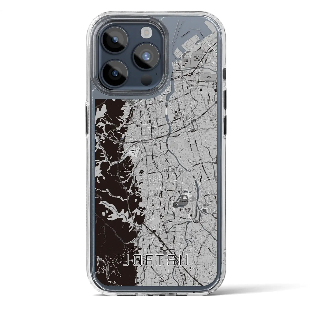 【上越(新潟県)】地図柄iPhoneケース(MagSafeタイプ)