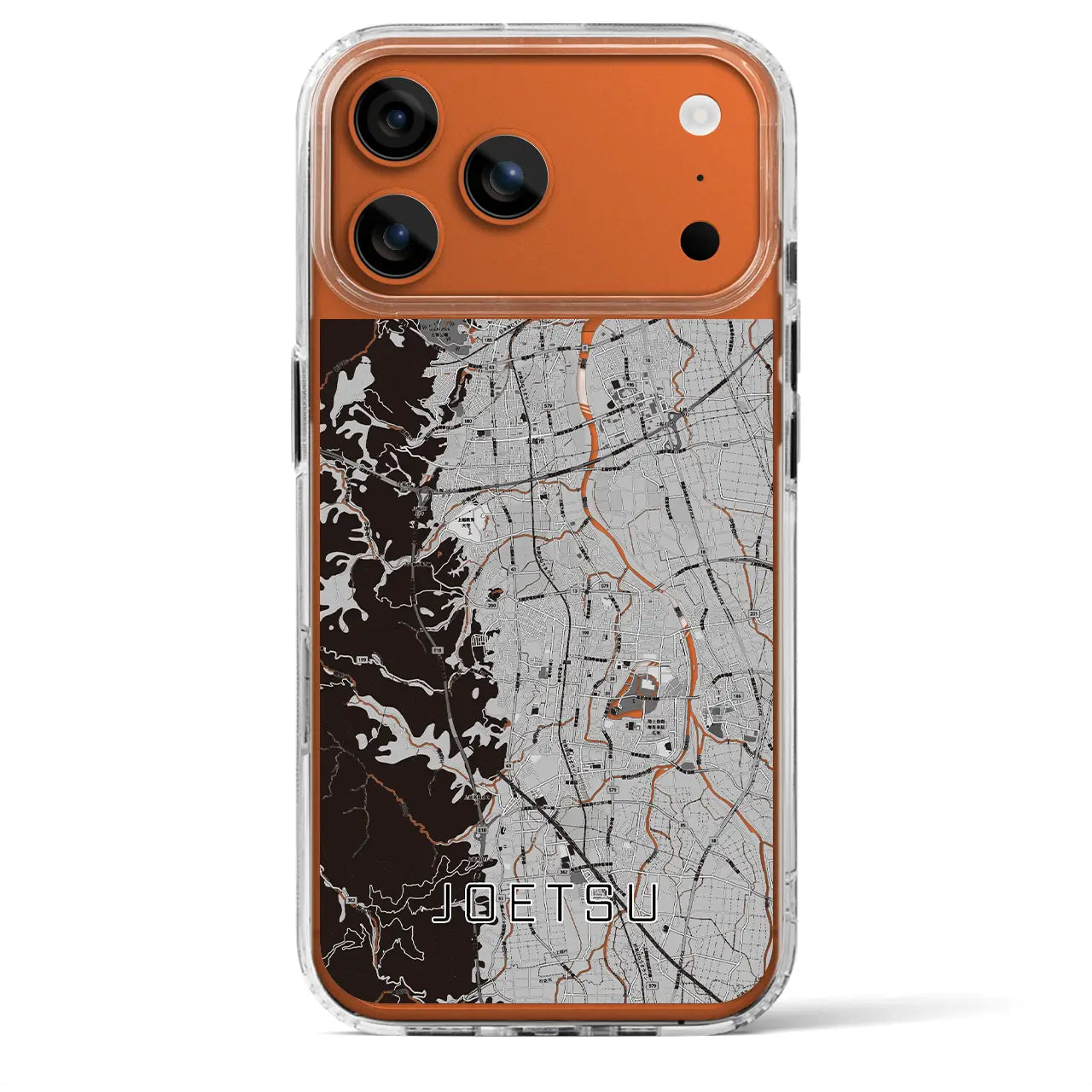 【上越(新潟県)】地図柄iPhoneケース(MagSafeタイプ)