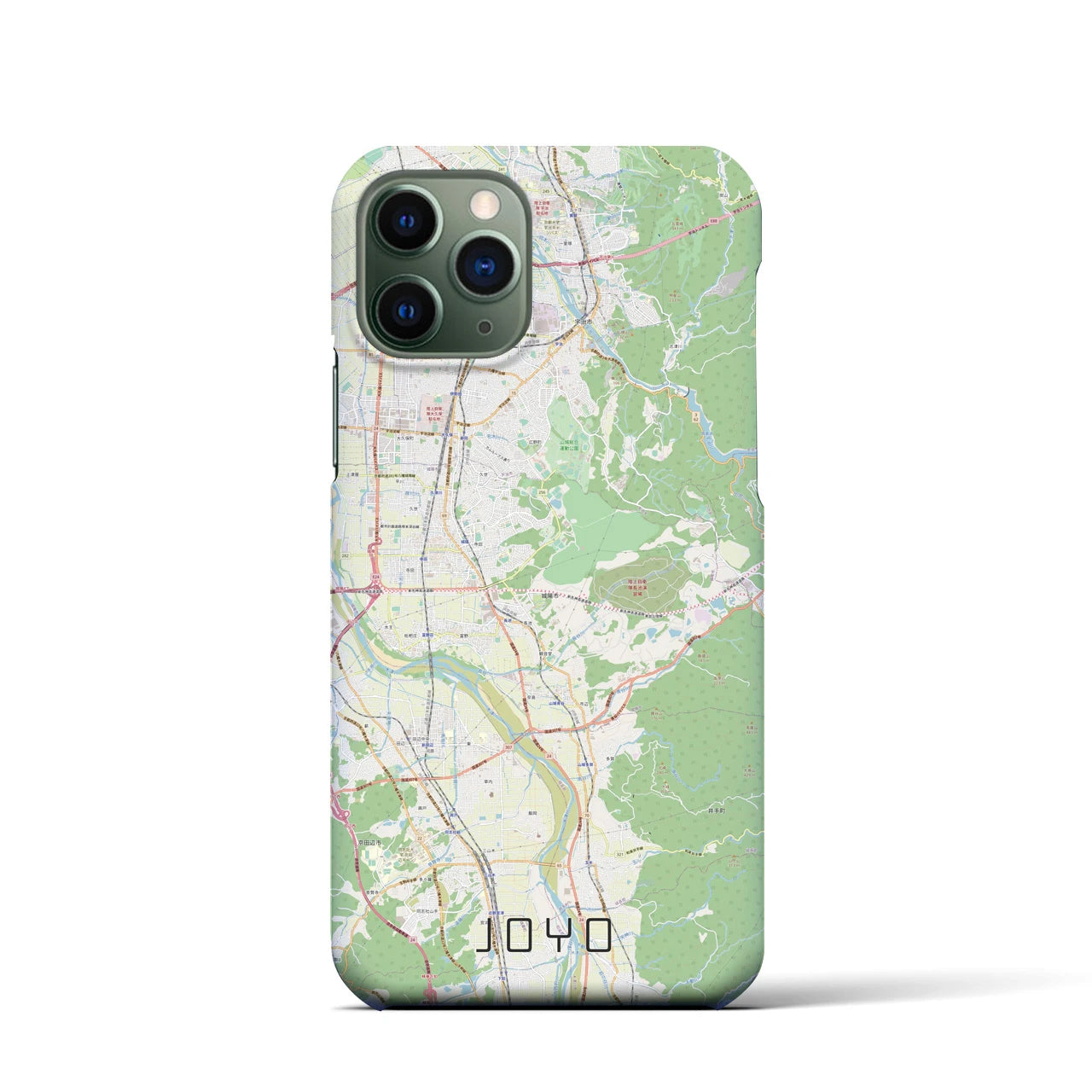 【城陽(京都府)】地図柄iPhoneケース(バックカバータイプ)
