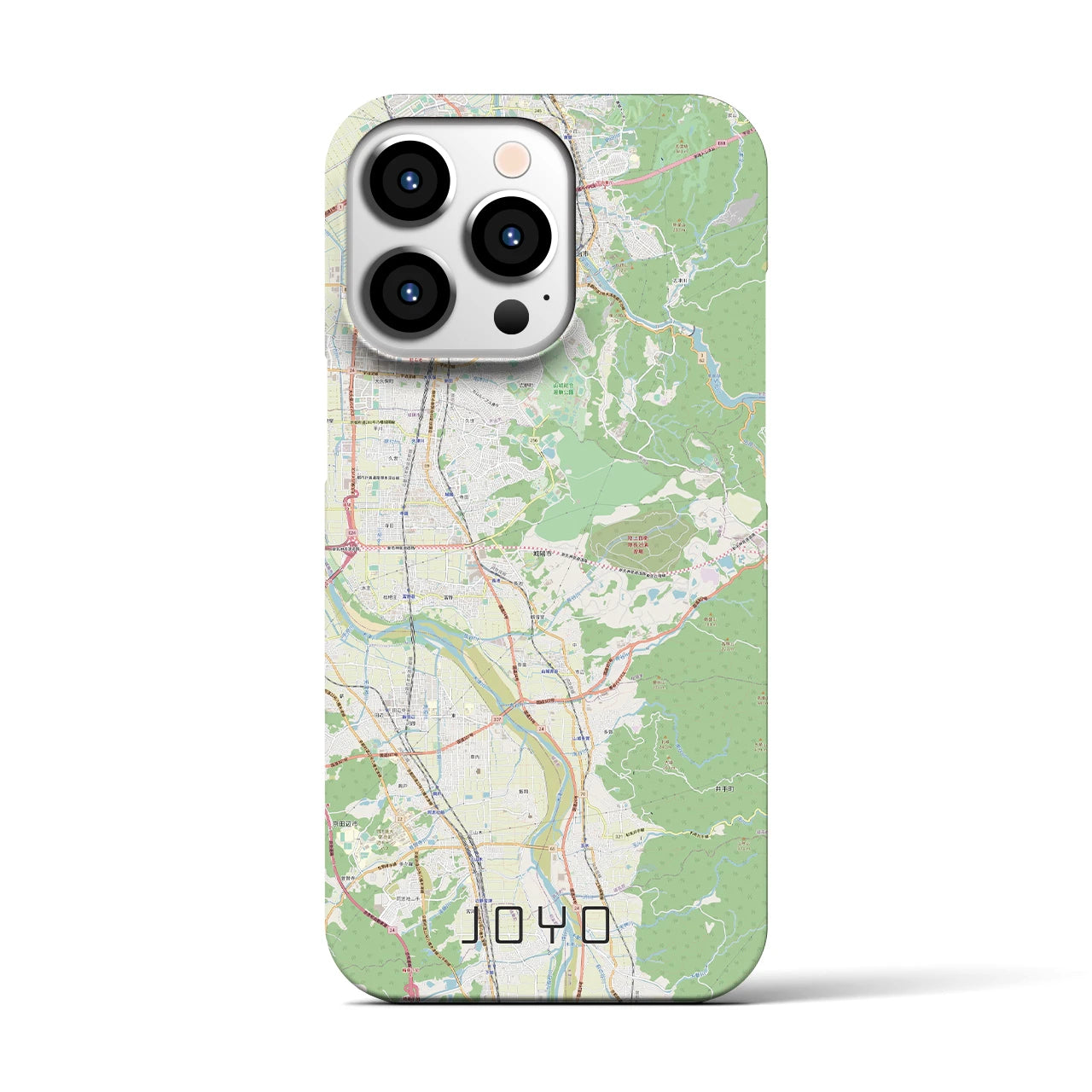 【城陽(京都府)】地図柄iPhoneケース(バックカバータイプ)