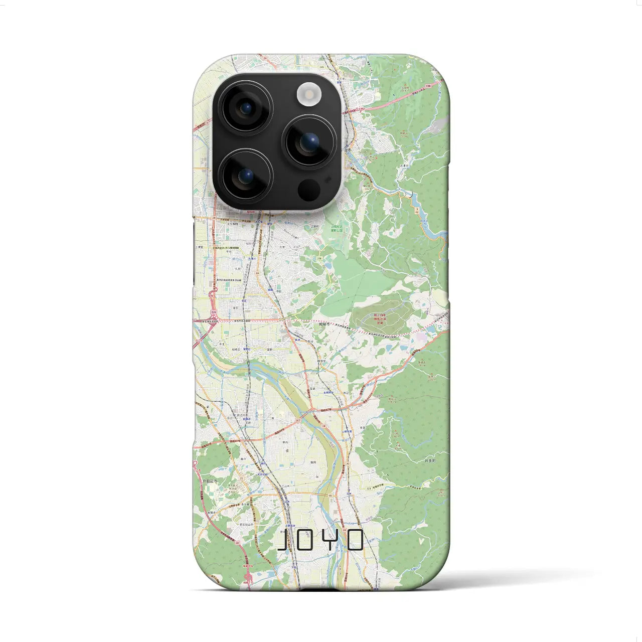 【城陽(京都府)】地図柄iPhoneケース(バックカバータイプ)