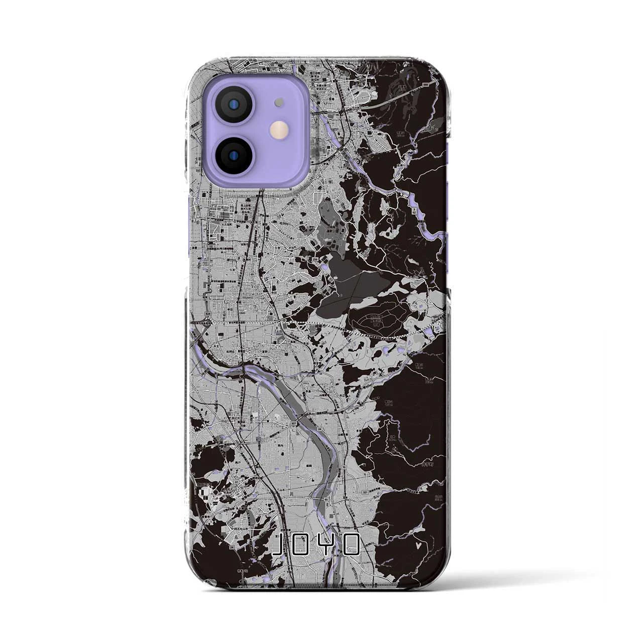 【城陽(京都府)】地図柄iPhoneケース(クリアタイプ)