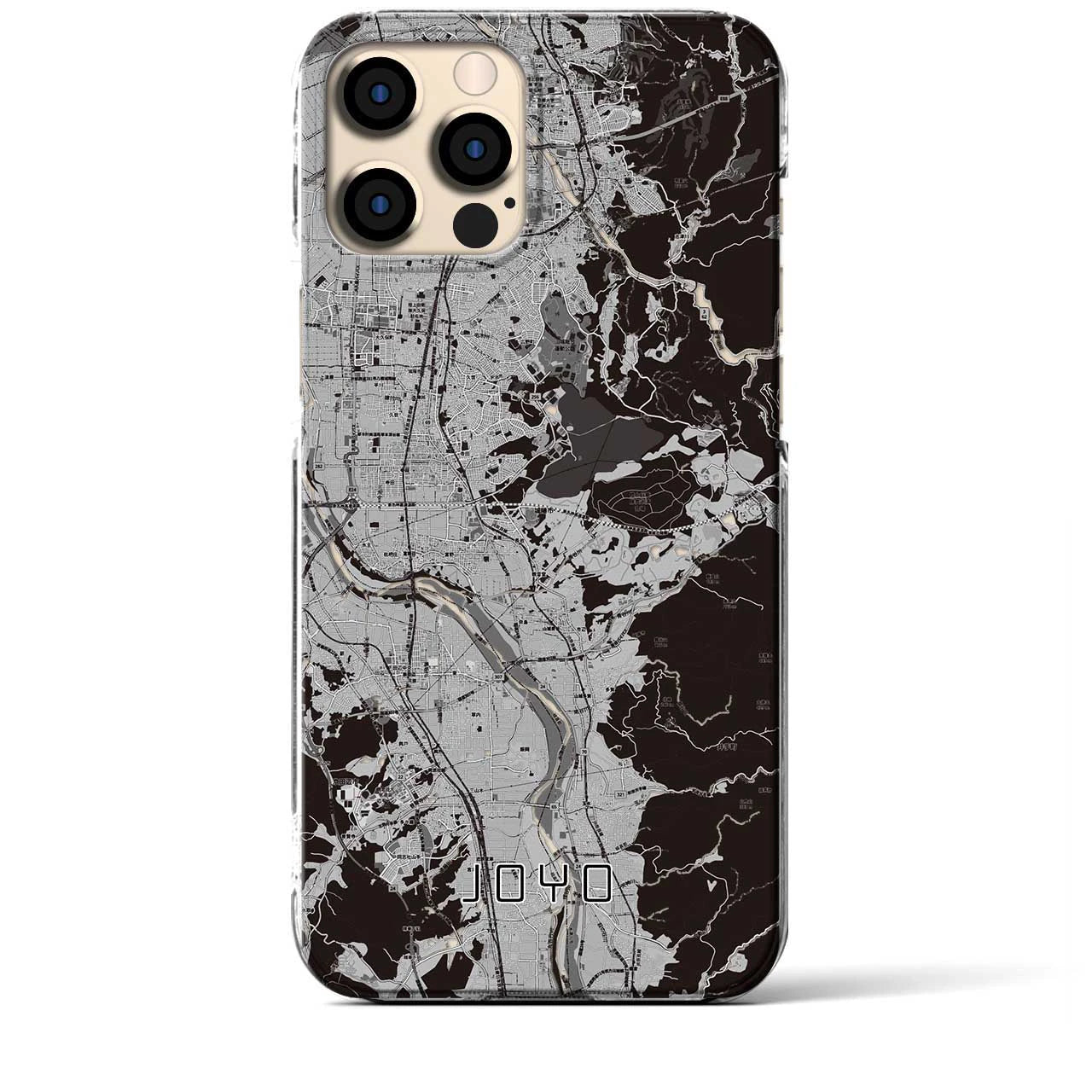 【城陽(京都府)】地図柄iPhoneケース(クリアタイプ)