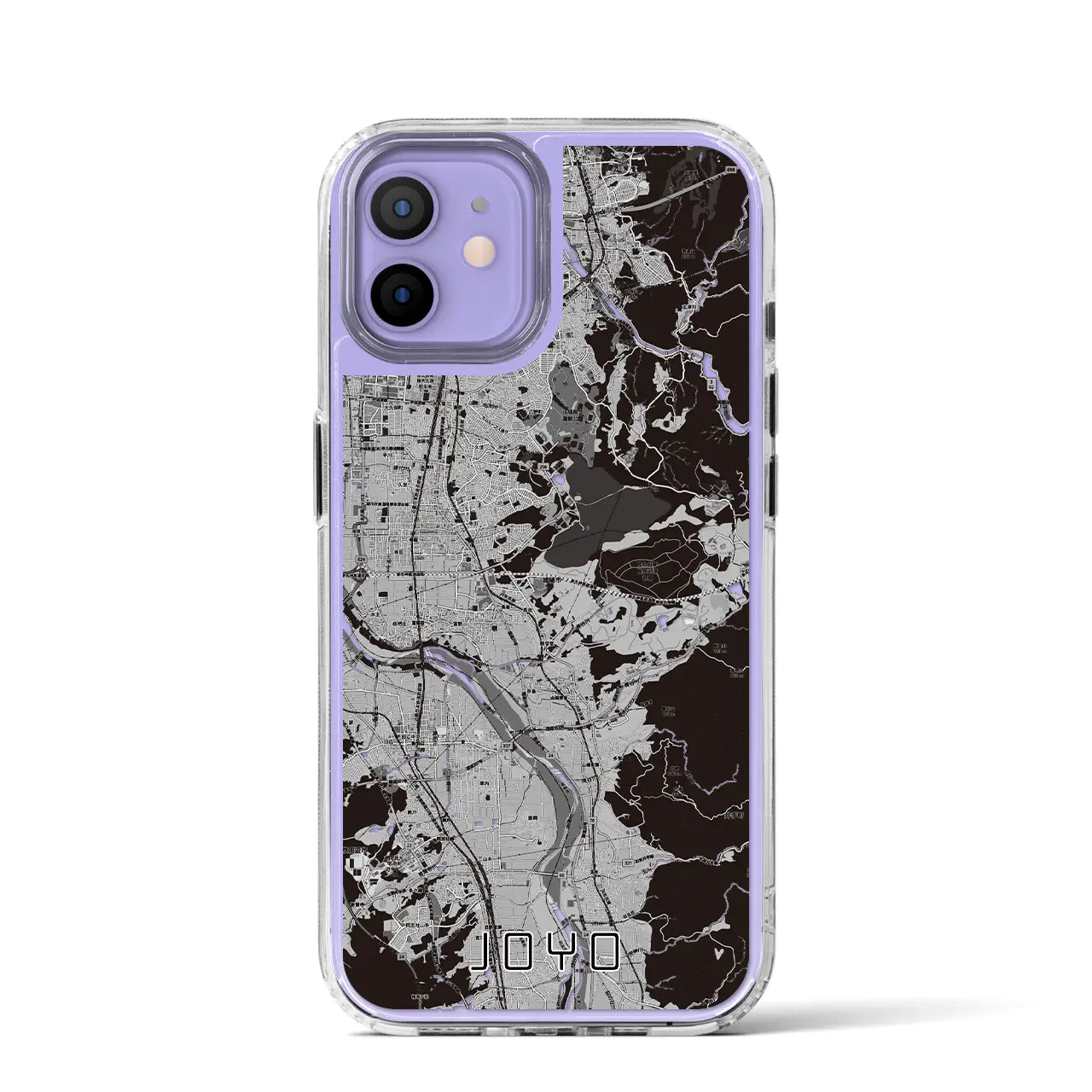 【城陽(京都府)】地図柄iPhoneケース(MagSafeタイプ)