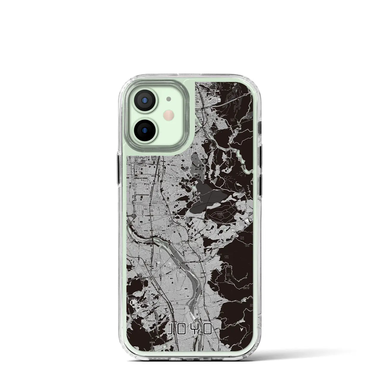 【城陽(京都府)】地図柄iPhoneケース(MagSafeタイプ)