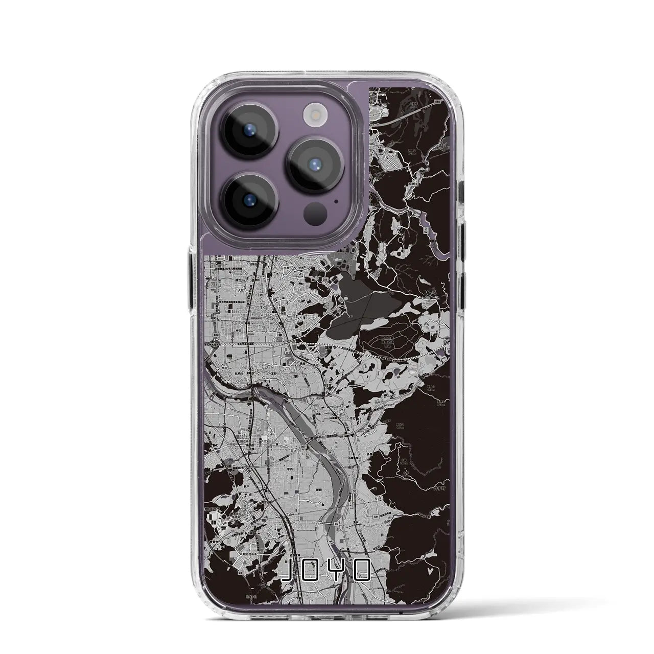 【城陽(京都府)】地図柄iPhoneケース(MagSafeタイプ)