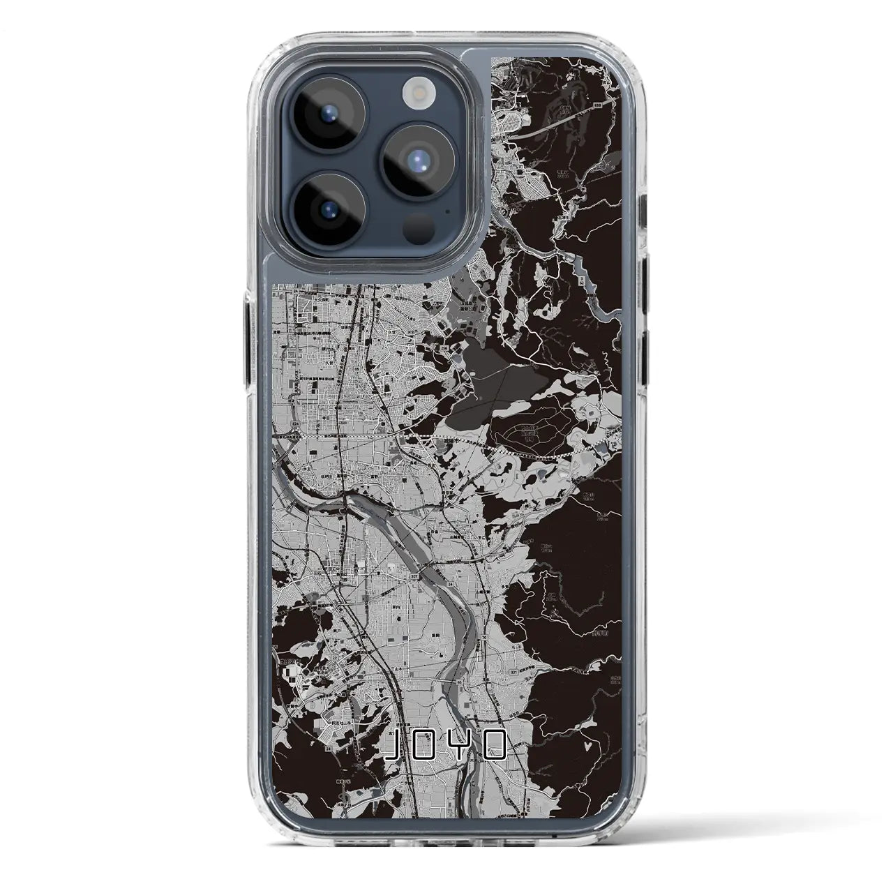 【城陽(京都府)】地図柄iPhoneケース(MagSafeタイプ)