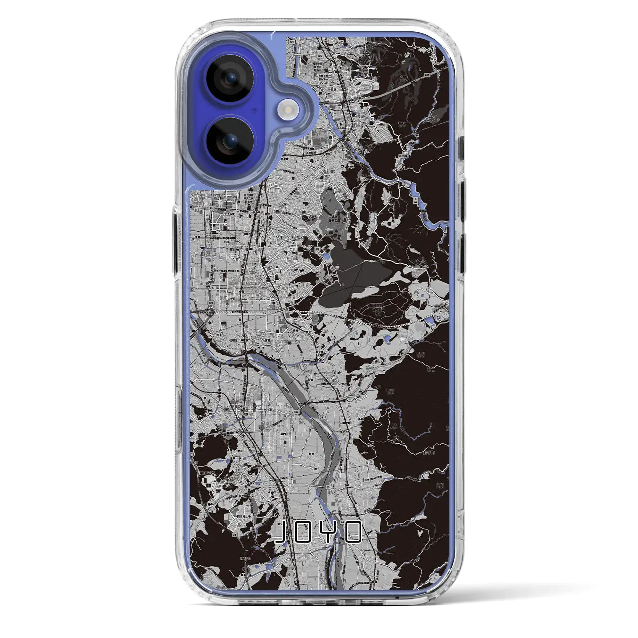 【城陽(京都府)】地図柄iPhoneケース(MagSafeタイプ)