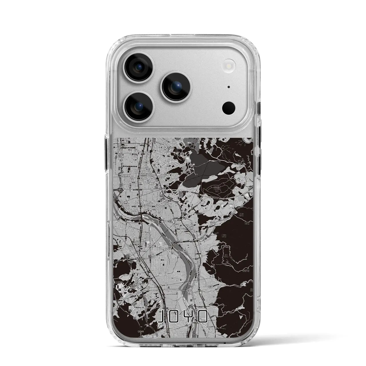 【城陽(京都府)】地図柄iPhoneケース(MagSafeタイプ)