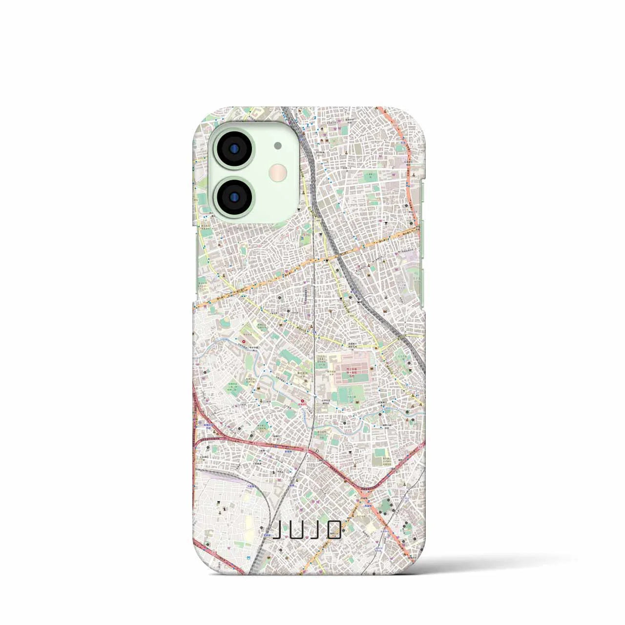 【十条(東京都)】地図柄iPhoneケース(バックカバータイプ)