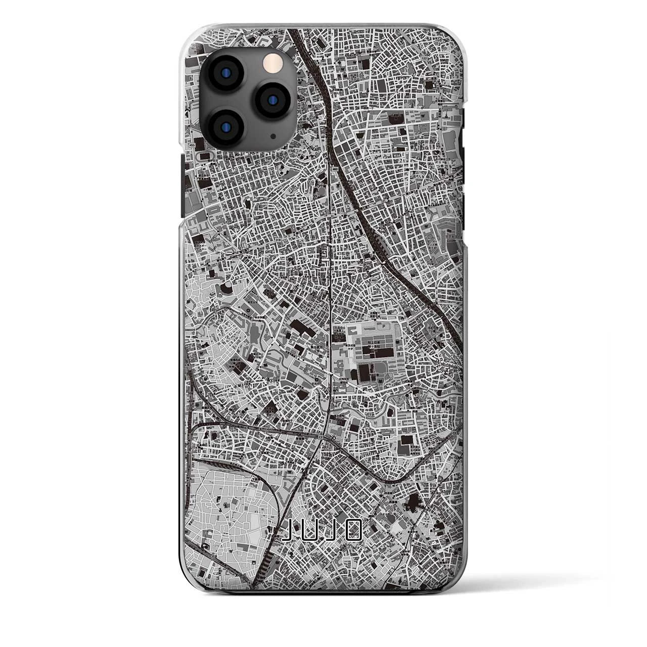 【十条(東京都)】地図柄iPhoneケース(クリアタイプ)